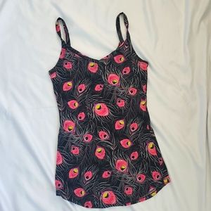 Black Bird Feather print Cami